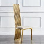 gold luxury rental chair