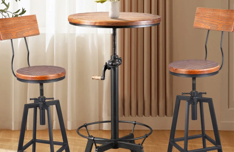 3 Piece Bar Table Set