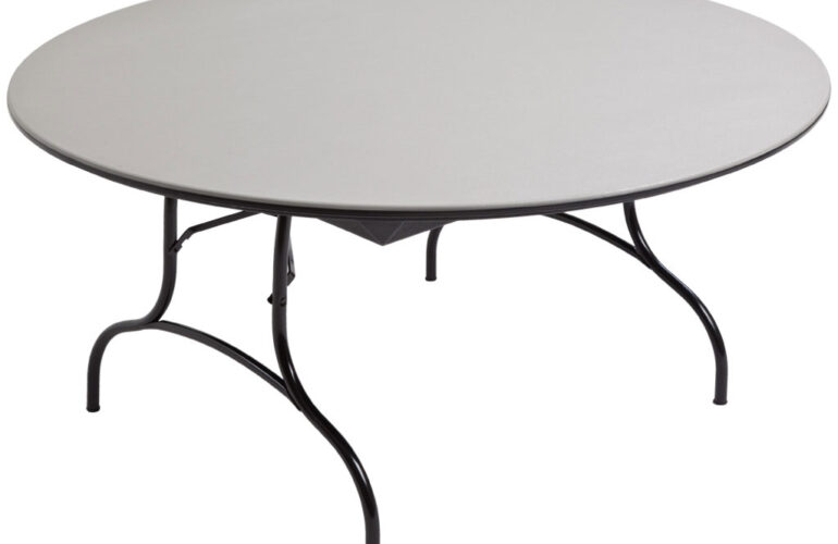 Round plastic Table Hire