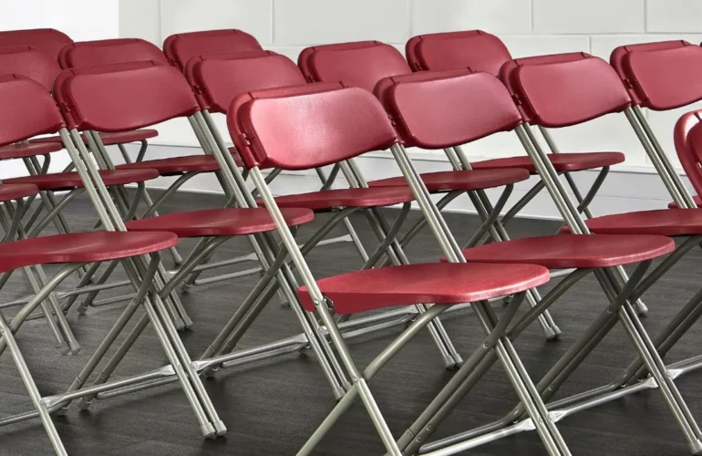Striaght Back Foldable Chair
